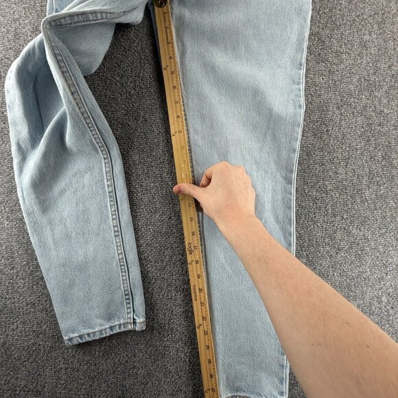 VTG Levi’s 512 Women Light Wash Denim Jeans Slim Fit Tapered Leg USA ACTL 25X28 - Picture 7 of 16